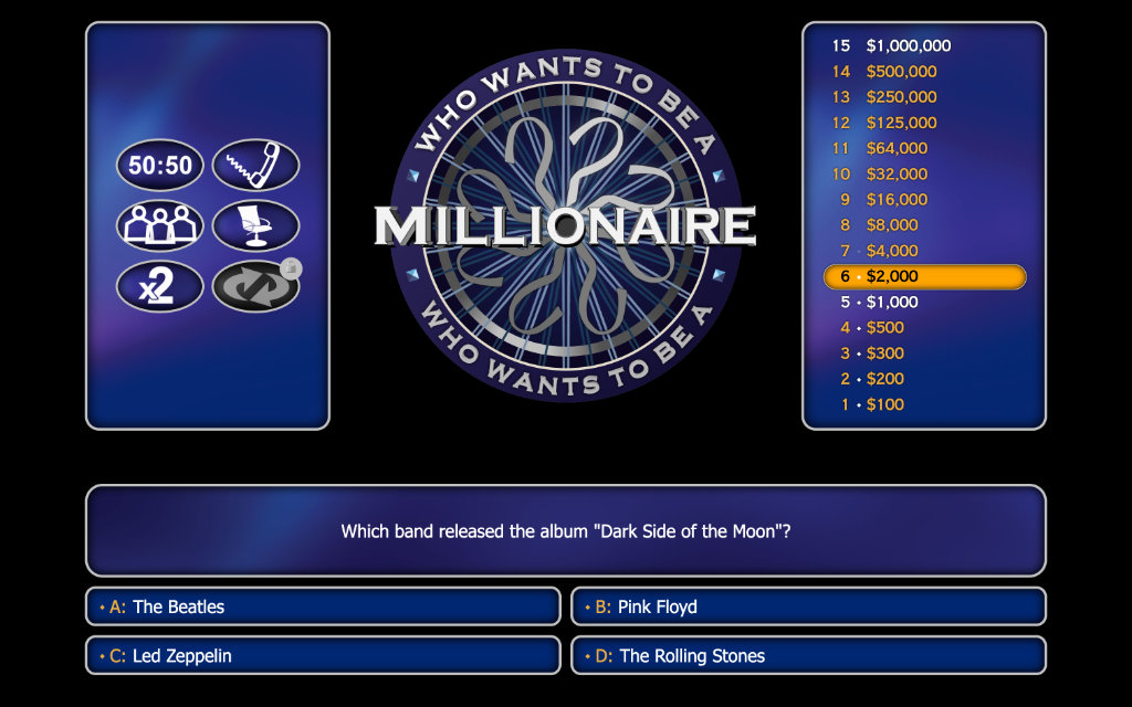 Thumbnail for Who Wants to be a Millionaire? Project