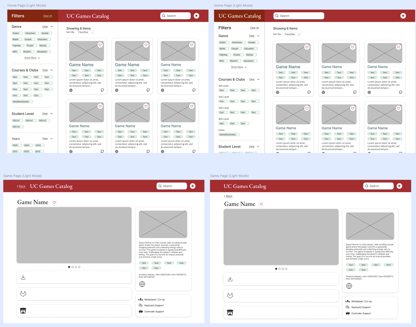Figma Screens